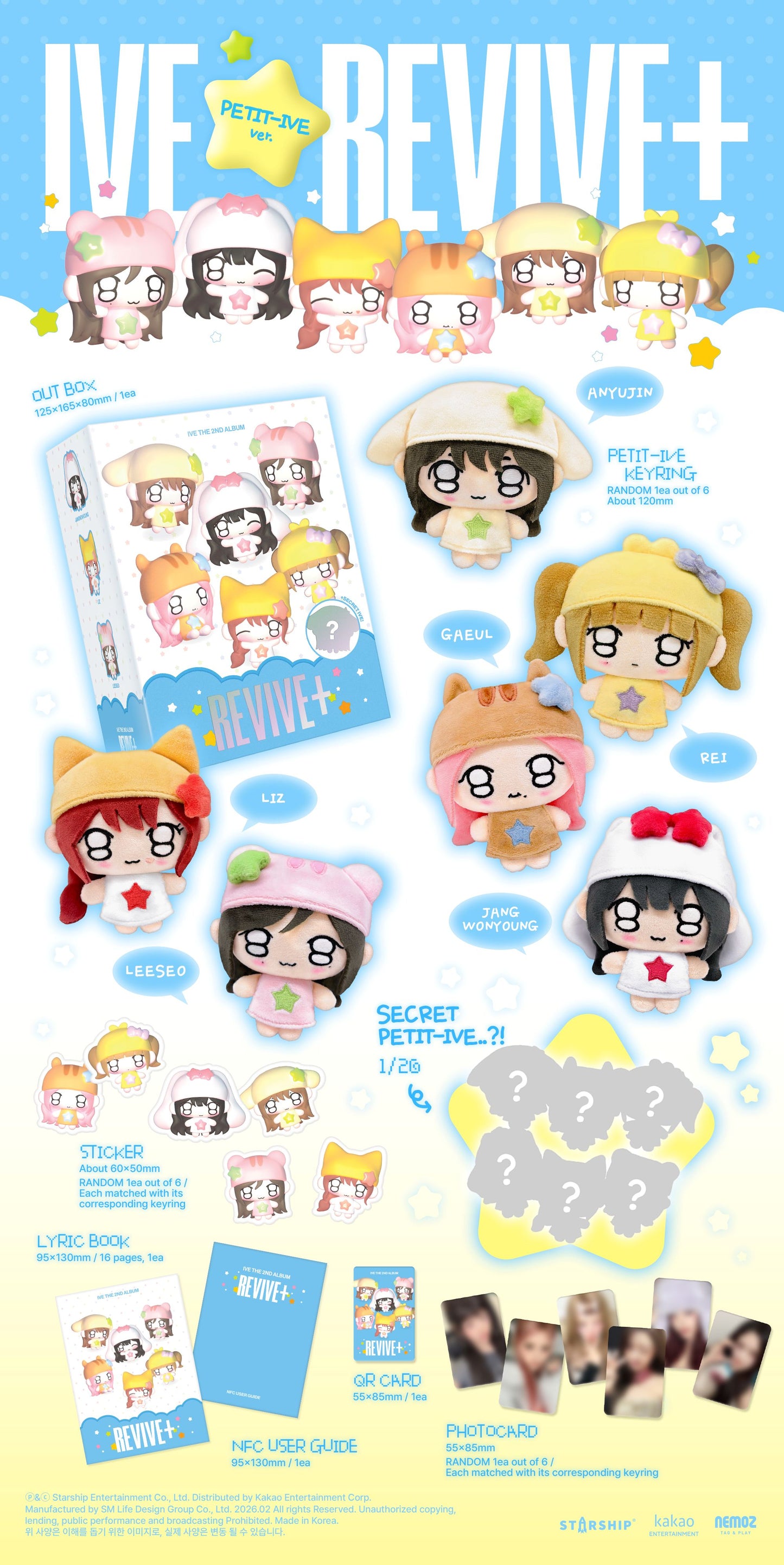 (PREVENTA) IVE - THE 2ND ALBUM [REVIVE+] (MD/MINI MINI/PETIT-IVE)