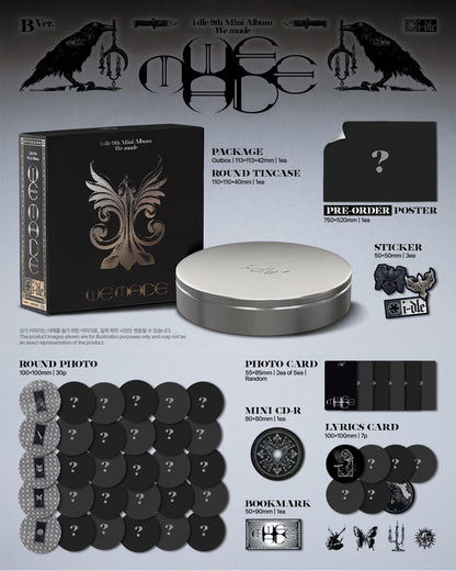 (PREVENTA) I-DLE - 9th Mini Album [We Made] + WEVERSE GIFT