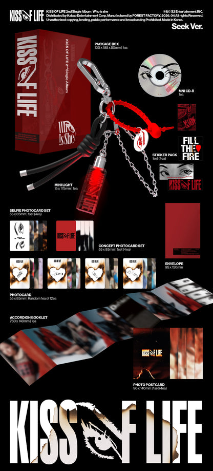 (PREVENTA) KISS OF LIFE - 2nd Single Album [Who is she]