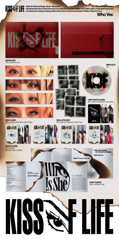 (PREVENTA) KISS OF LIFE - 2nd Single Album [Who is she]