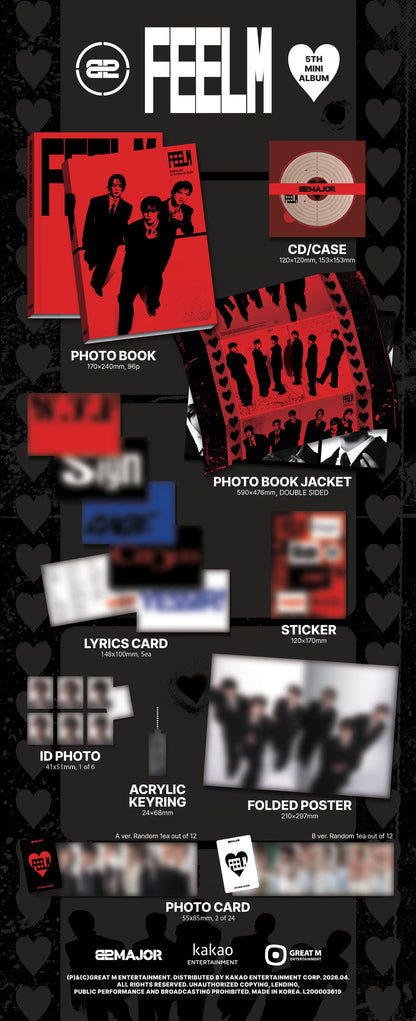 (PREVENTA) 82MAJOR - 5TH MINI ALBUM [FEELM]