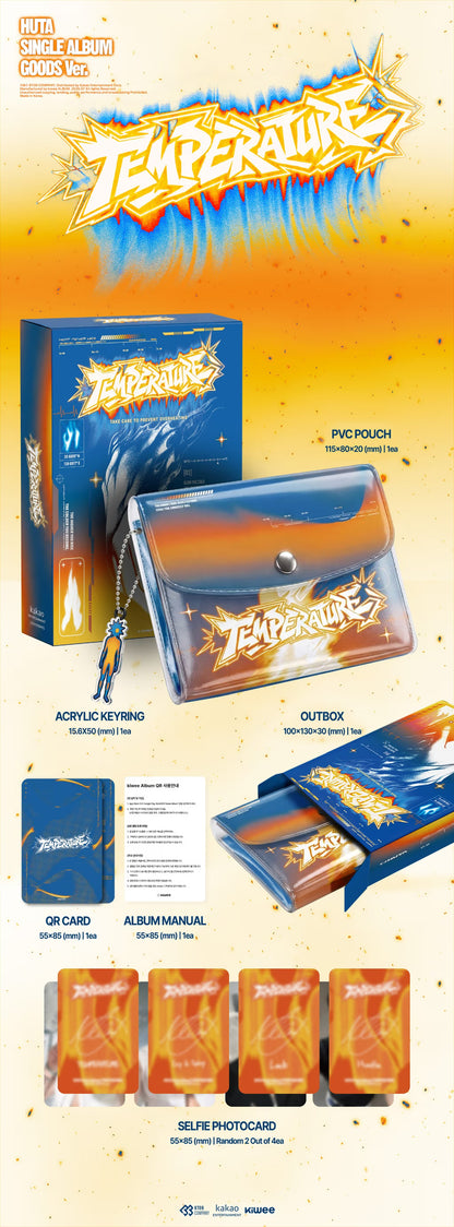 (PREVENTA) HUTA - SINGLE ALBUM [TEMPERATURE] (GOODS VER.) (KIWEE)