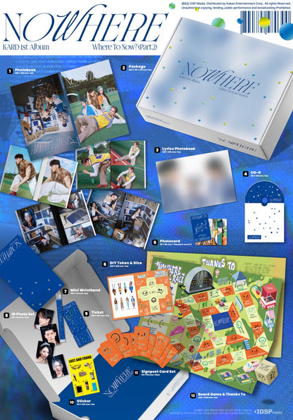 (PREVENTA) KARD - 1st Album 'Where To Now? (Part.2) : NOWHERE'