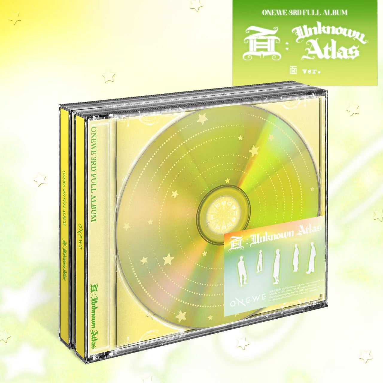 (PREVENTA) ONEWE - 3rd Full Album [面 : Unknown Atlas]