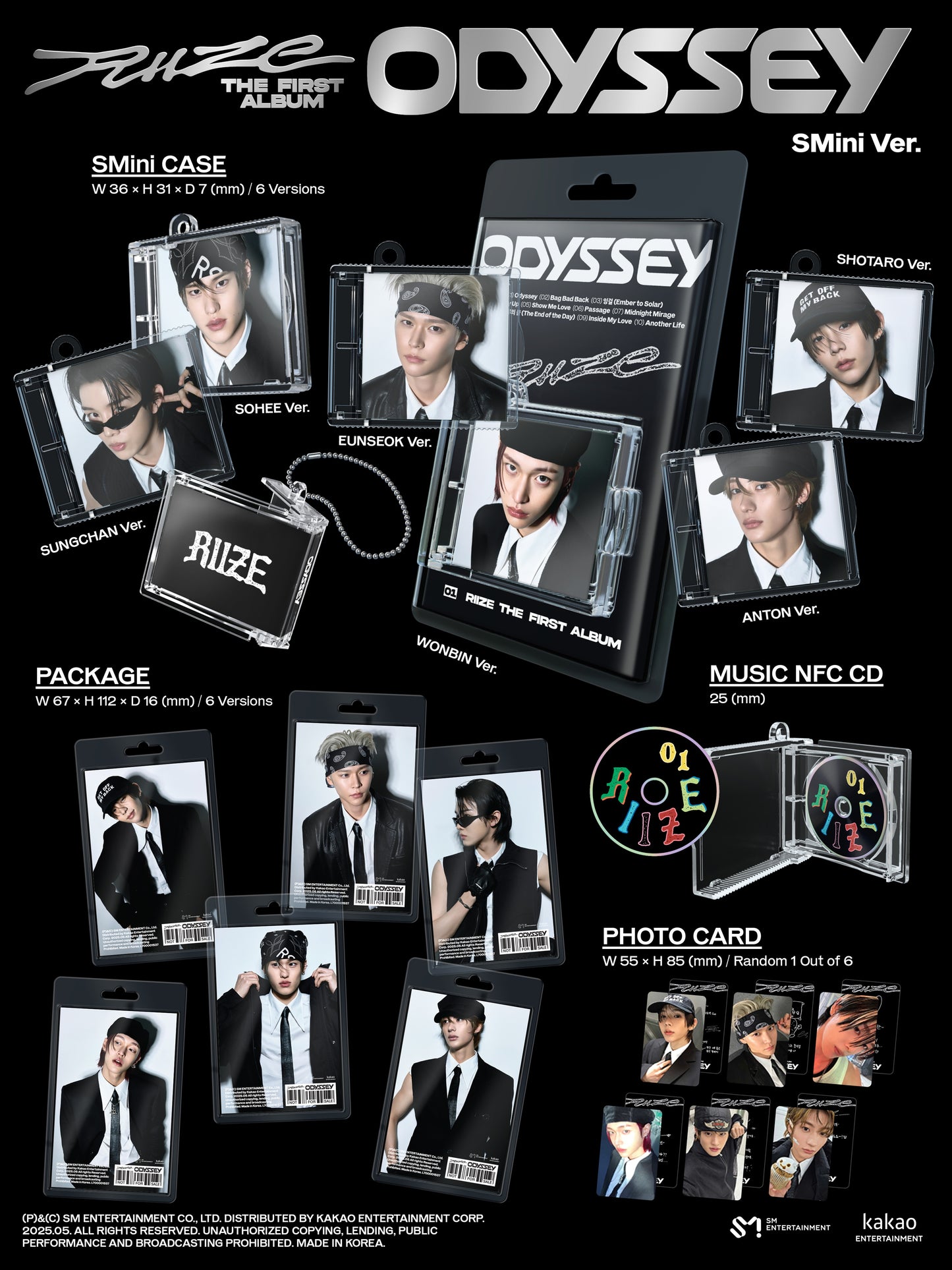 RIIZE - 1st Full Album [ODYSSEY]