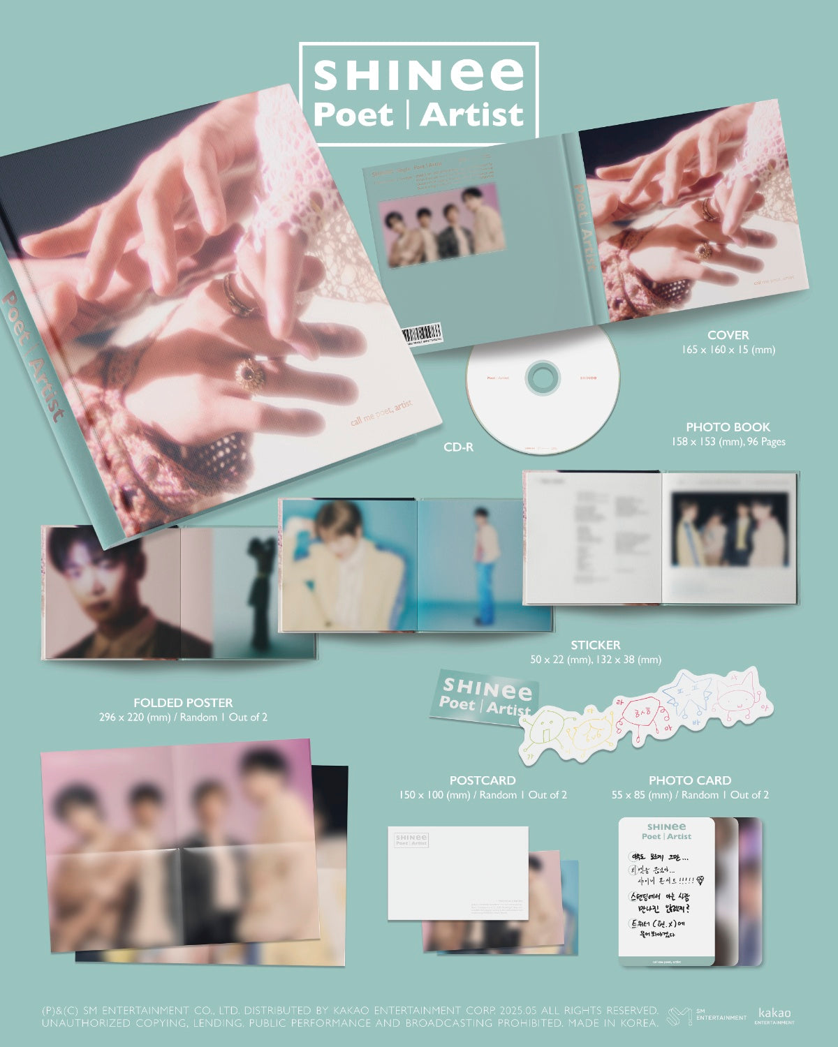 (PREVENTA) SHINee - Single [Poet | Artist]
