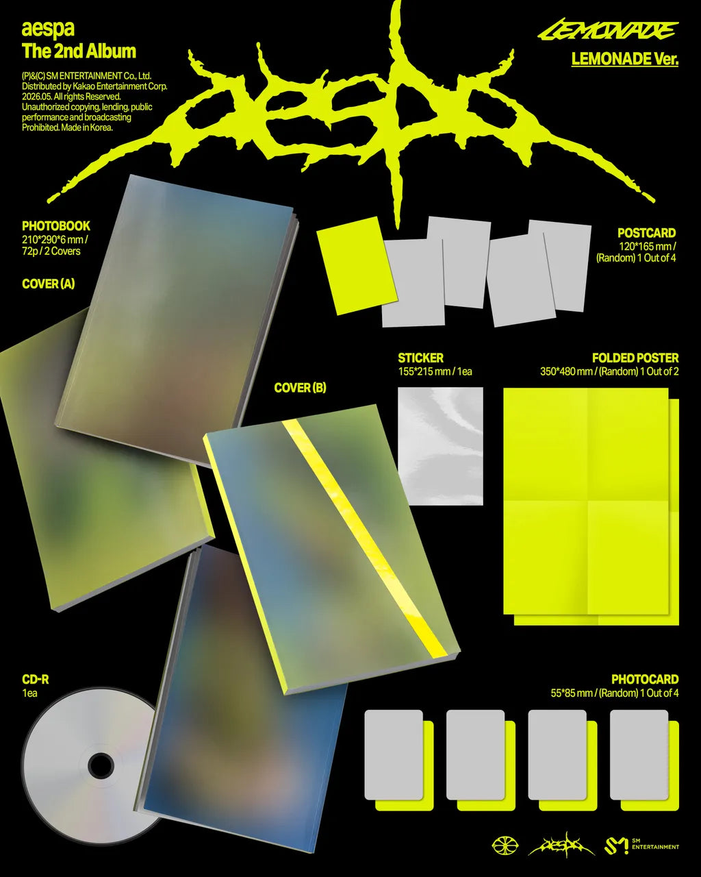 (PREVENTA) AESPA - 2nd Full Album [LEMONADE]