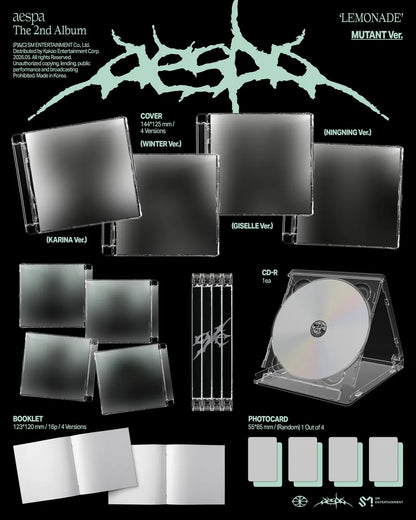 (PREVENTA) AESPA - 2nd Full Album [LEMONADE]
