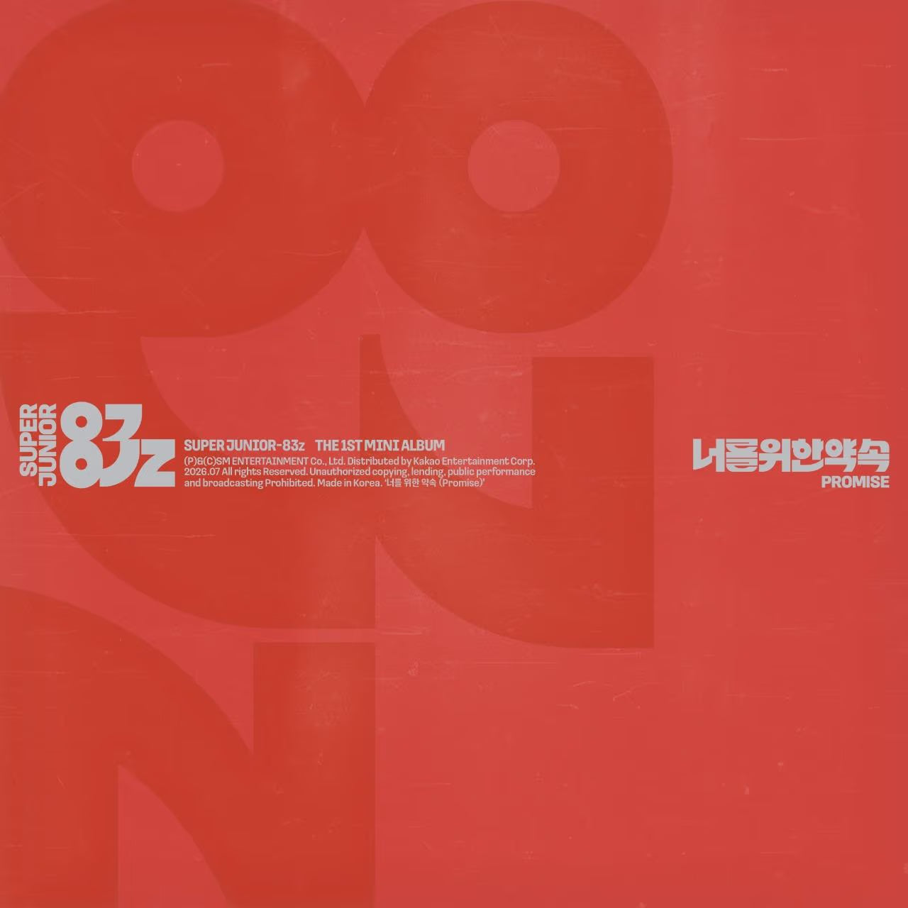 (PREVENTA) SUPER JUNIOR - 83z 1st Mini Album [Promise]