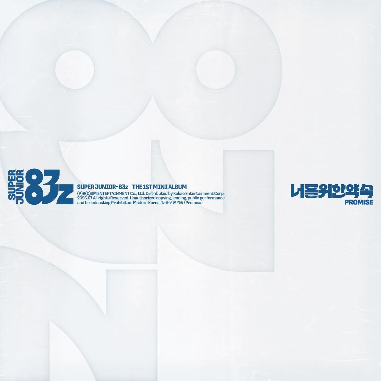 (PREVENTA) SUPER JUNIOR - 83z 1st Mini Album [Promise]