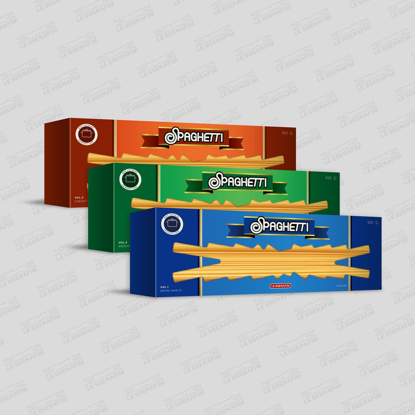 (PREVENTA) LE SSERAFIM - 1st Single Album 'SPAGHETTI'