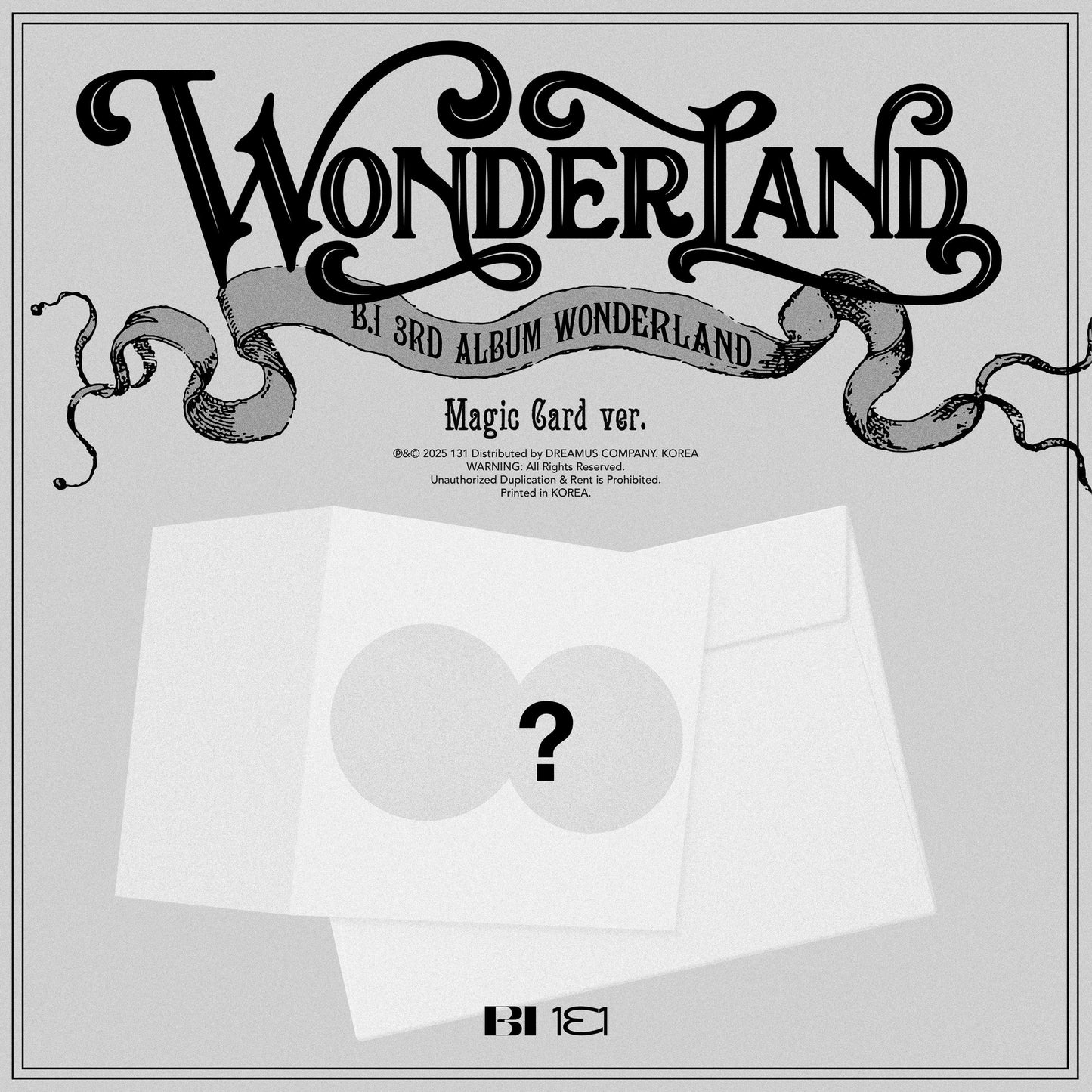 (PREVENTA) B.I - 3rd Full Album [WONDERLAND]