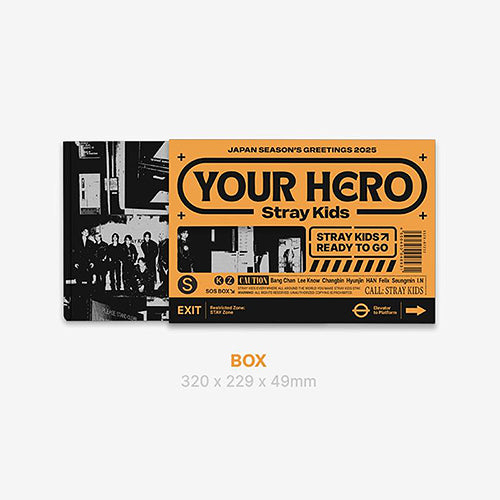 STRAY KIDS - JAPAN SEASON's GREETINGS 2025 "Your Hero" + Bonus : Postcard