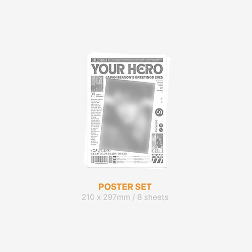 STRAY KIDS - JAPAN SEASON's GREETINGS 2025 "Your Hero" + Bonus : Postcard