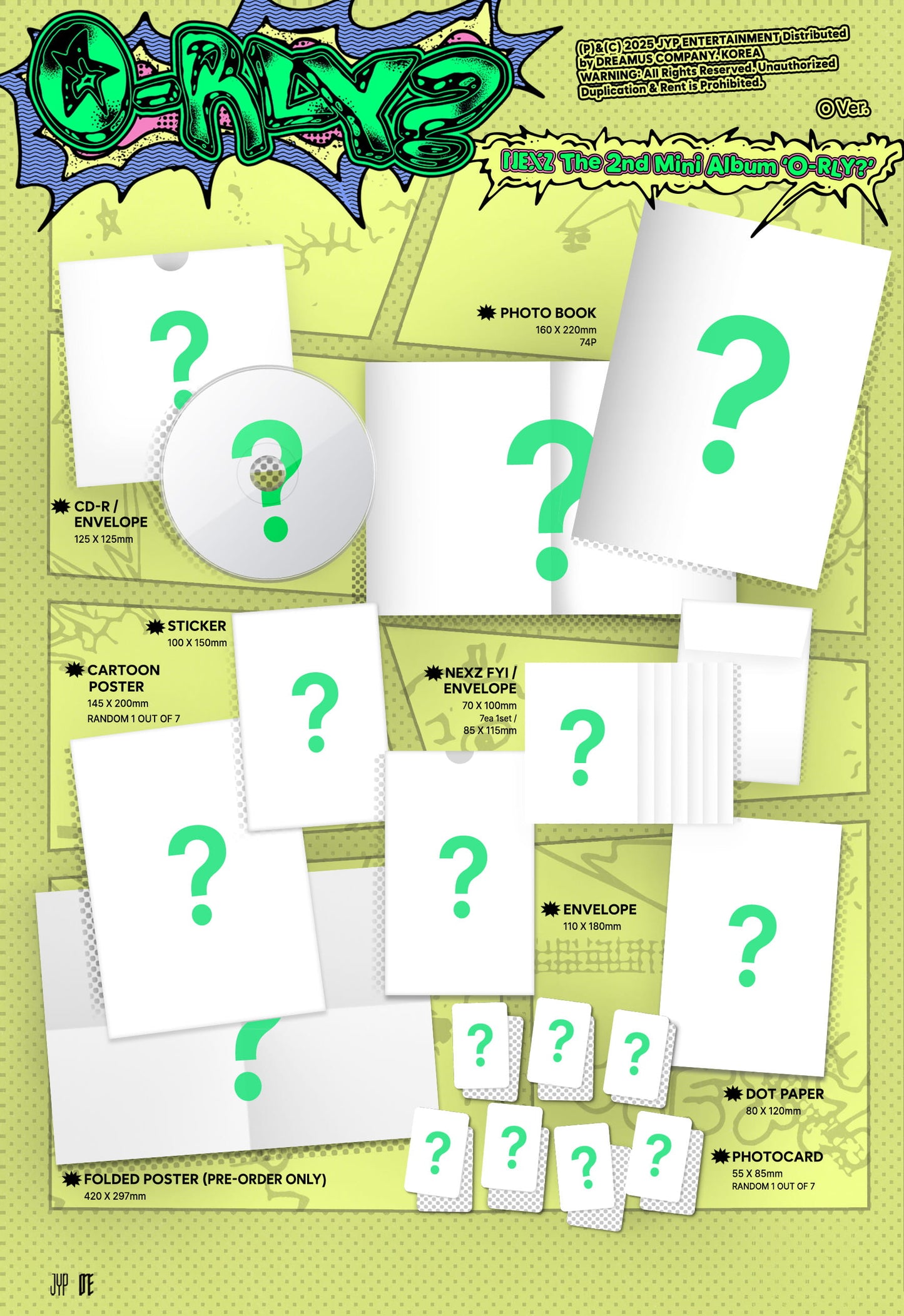 (PREVENTA) NEXZ - 2nd Mini Album [O-RLY?] + BDM GIFT