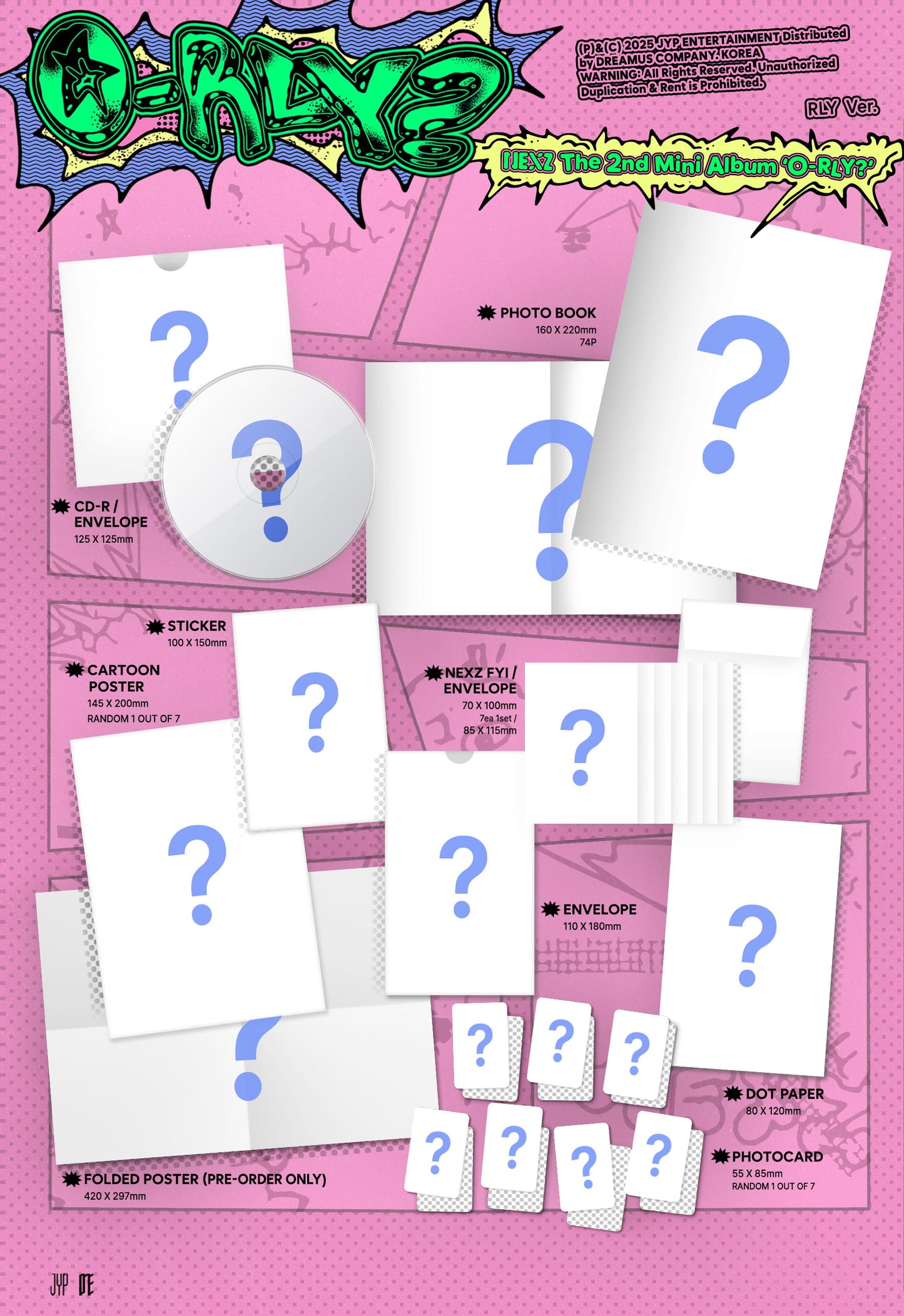 (PREVENTA) NEXZ - 2nd Mini Album [O-RLY?] + BDM GIFT