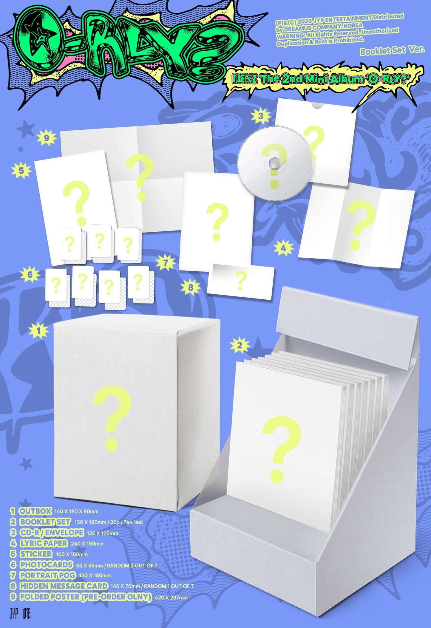 (PREVENTA) NEXZ - 2nd Mini Album [O-RLY?] + BDM GIFT