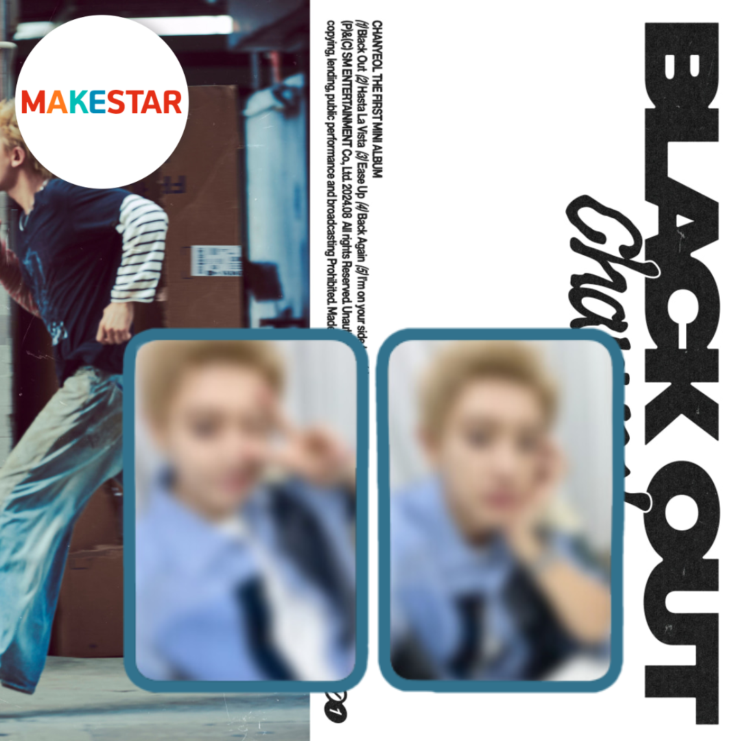 CHANYEOL (EXO) - 1st mini album [Black Out] + MAKESTAR GIFT