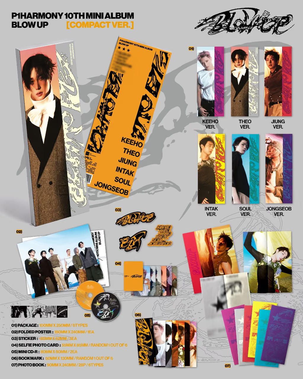 (PREVENTA) P1Harmony - 10th Mini Album [BLOW UP]