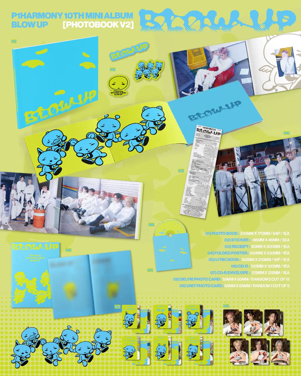 (PREVENTA) P1Harmony - 10th Mini Album [BLOW UP]