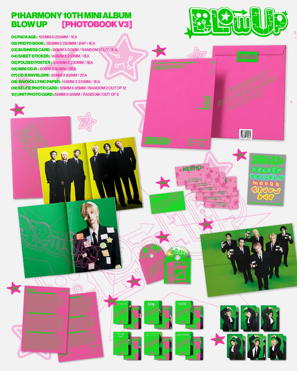 (PREVENTA) P1Harmony - 10th Mini Album [BLOW UP]