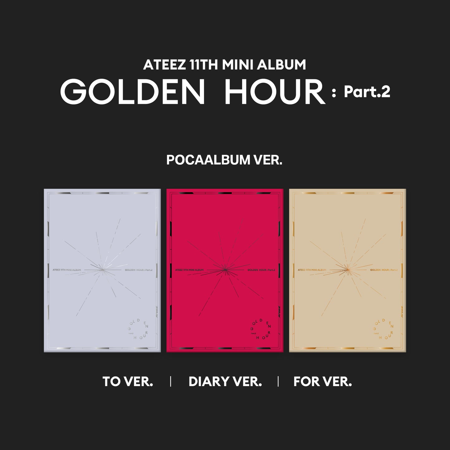 ATEEZ - 11th Mini Album [GOLDEN HOUR : Part.2]