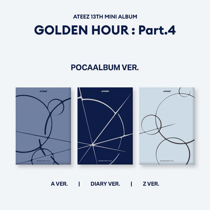 (PREVENTA) ATEEZ - 13TH MINI ALBUM [GOLDEN HOUR : Part.4] (POCAALBUM)