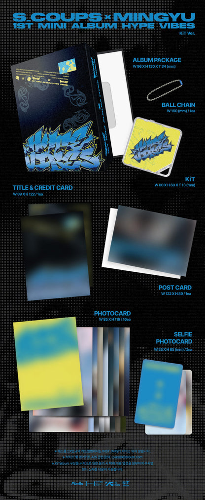 (PREVENTA) (SEVENTEEN) S.COUPS X MINGYU - 1ST MINI ALBUM [HYPE VIBES]