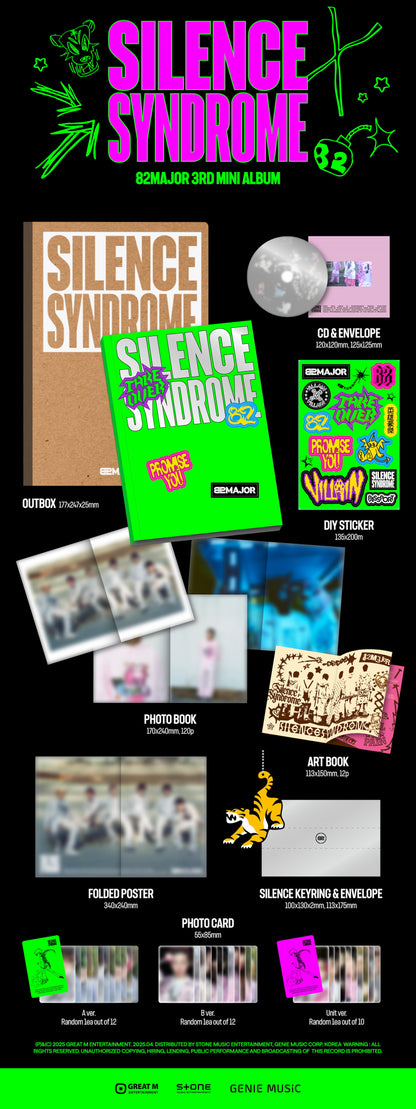 (PREVENTA) 82MAJOR - 3rd Mini Album [SILENCE SYNDROME]