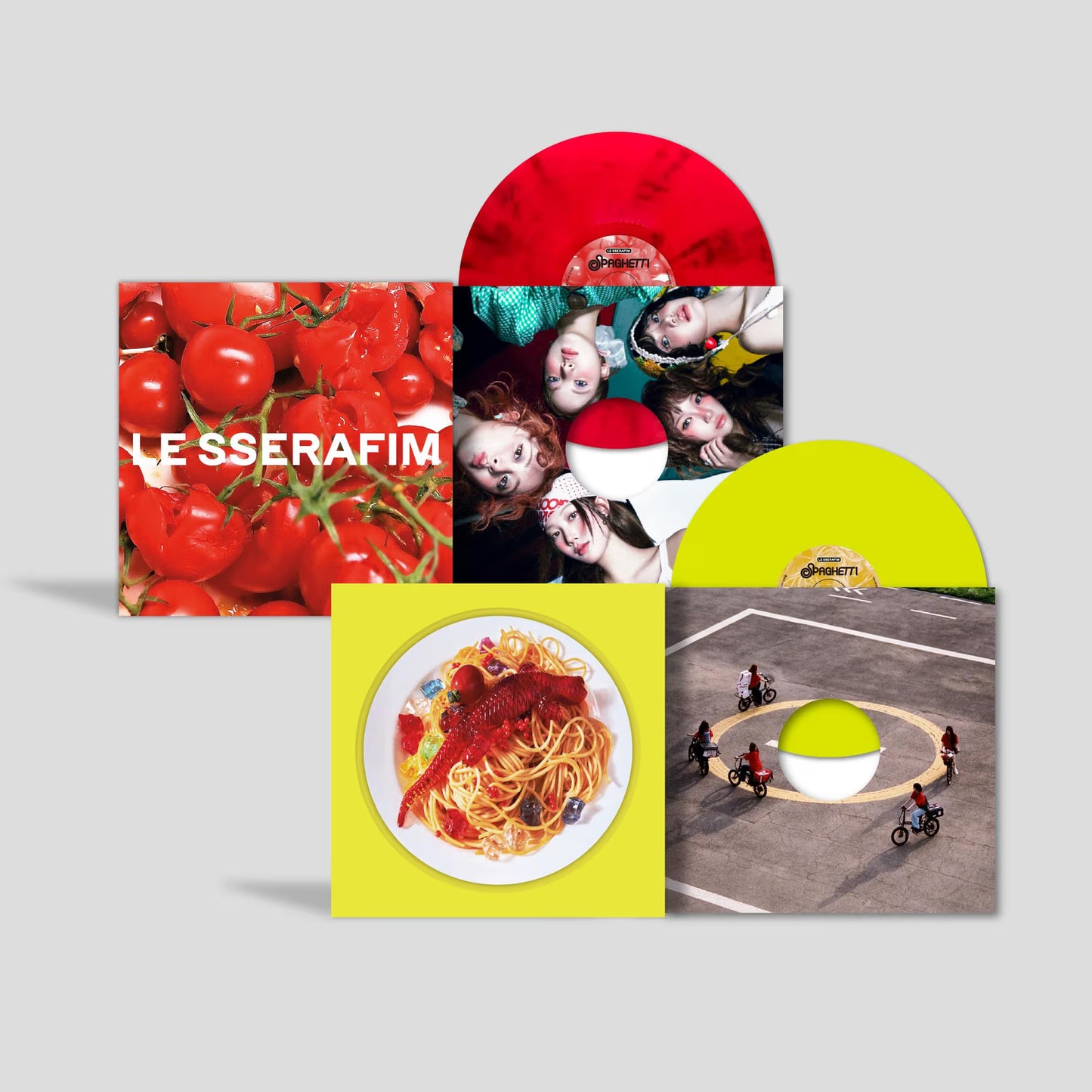 (PREVENTA) LE SSERAFIM - 1st Single Album 'SPAGHETTI' Vinyl