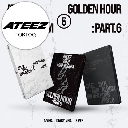 (PREVENTA) ATEEZ - 15TH MINI ALBUM [GOLDEN HOUR : Part.6] + TOKTOQ (ATEEZ) SHOP GIFT