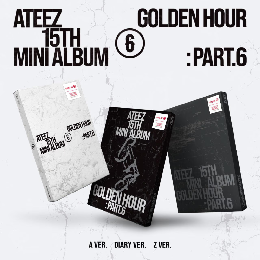 (PREVENTA) ATEEZ - 15TH MINI ALBUM [GOLDEN HOUR : Part.6] (TARGET EXCLUSIVE)