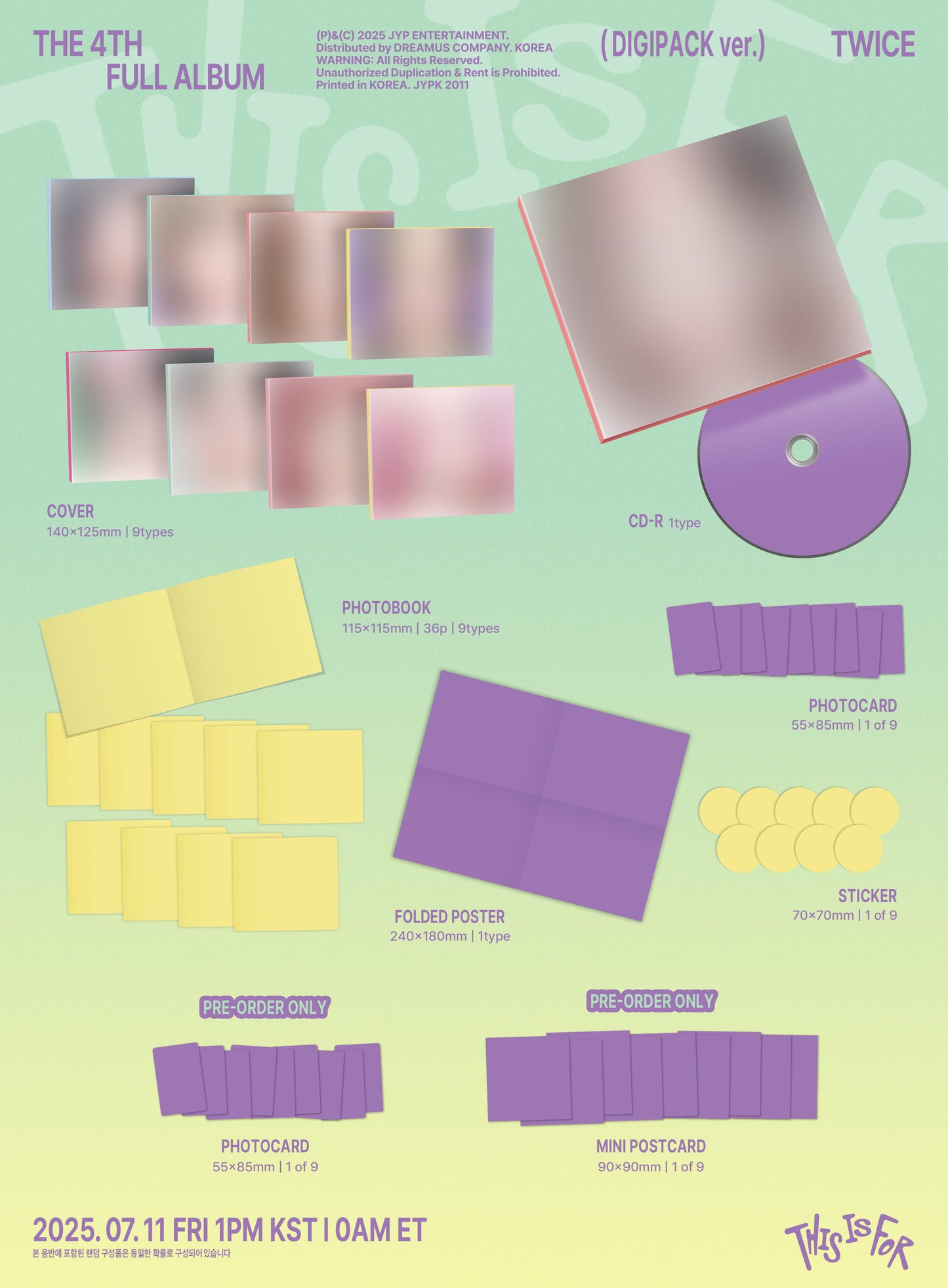 (PREVENTA) TWICE - 4th Full Album [THIS IS FOR] + SOUNDWAVE GIFT