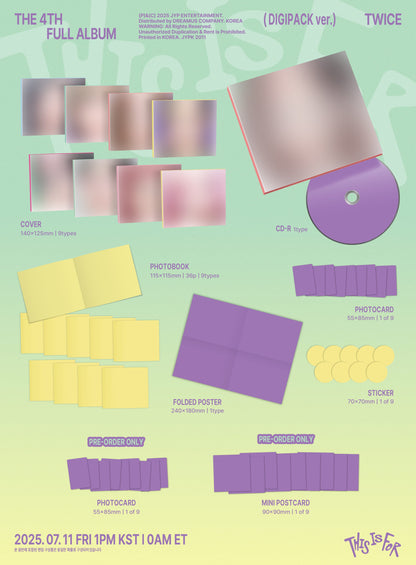 (PREVENTA) TWICE - 4th Full Album [THIS IS FOR] + SOUNDWAVE GIFT