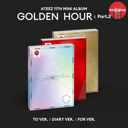 ATEEZ - 11th Mini Album [GOLDEN HOUR : Part.2] (TARGET EXCLUSIVE)