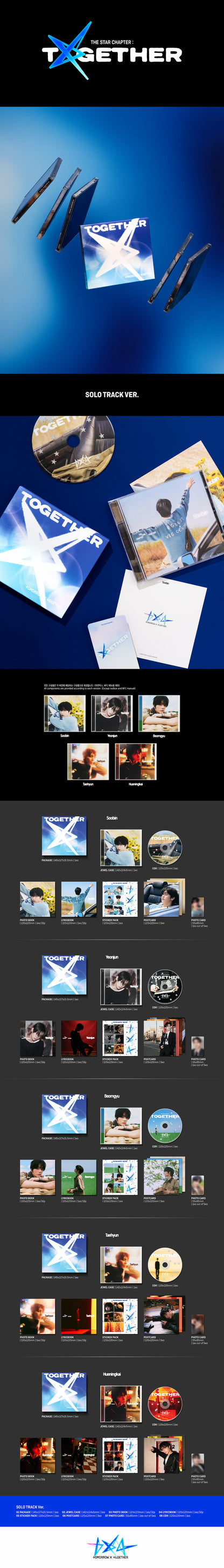 (PREVENTA) TXT - 4th Studio Album “THE STAR CHAPTER: TOGETHER” (SOLO TRACK VERSION))