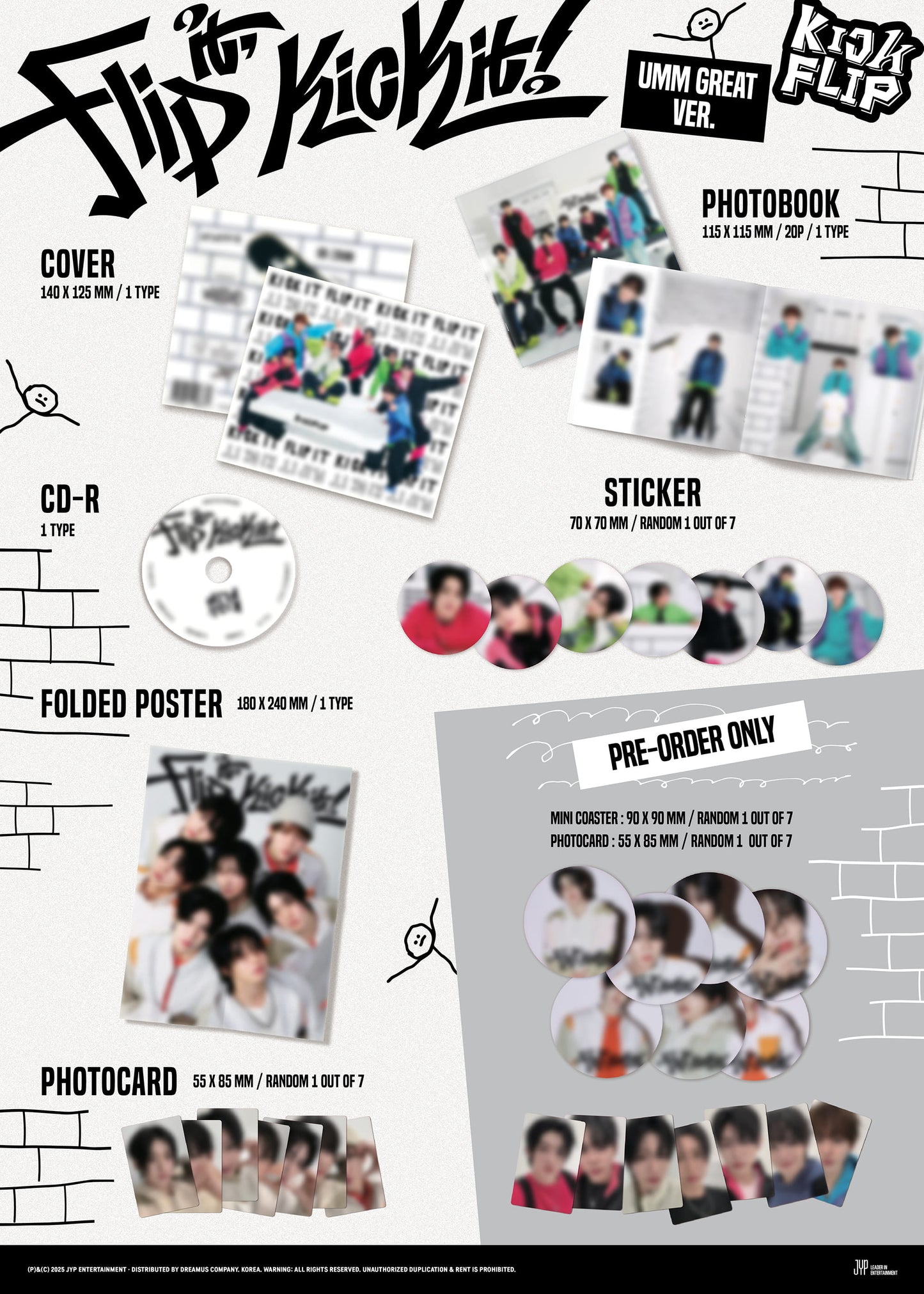 KickFlip - 1st Mini Album [Flip it, Kick it!]