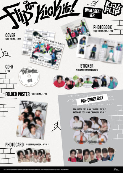 KickFlip - 1st Mini Album [Flip it, Kick it!]