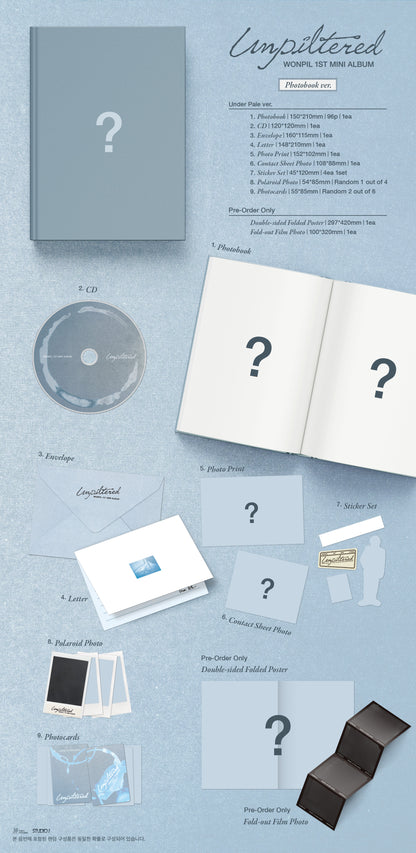 (PREVENTA) WONPIL (DAY6) - 1st Mini Album [UNPILTERED]