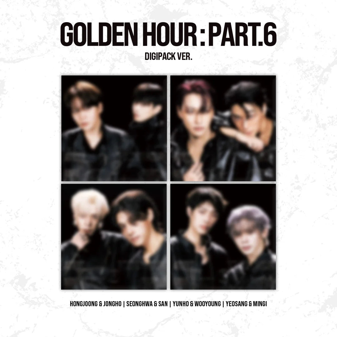 (PREVENTA) ATEEZ - 15TH MINI ALBUM [GOLDEN HOUR : Part.6] (SIGNED)