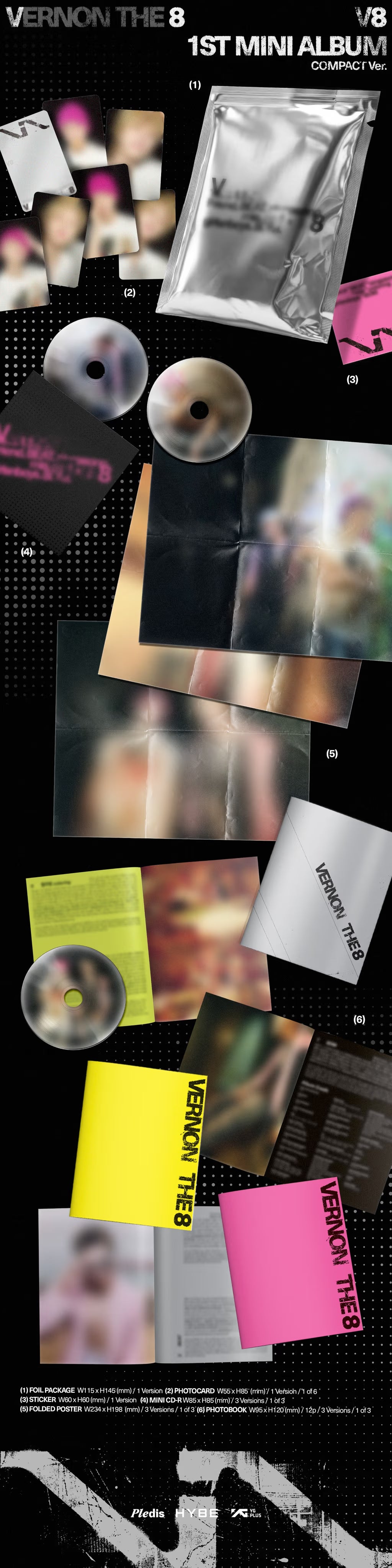 (PREVENTA) V8 (SEVENTEEN) - 1st Mini Album 'V8' + SOUNDWAVE GIFT