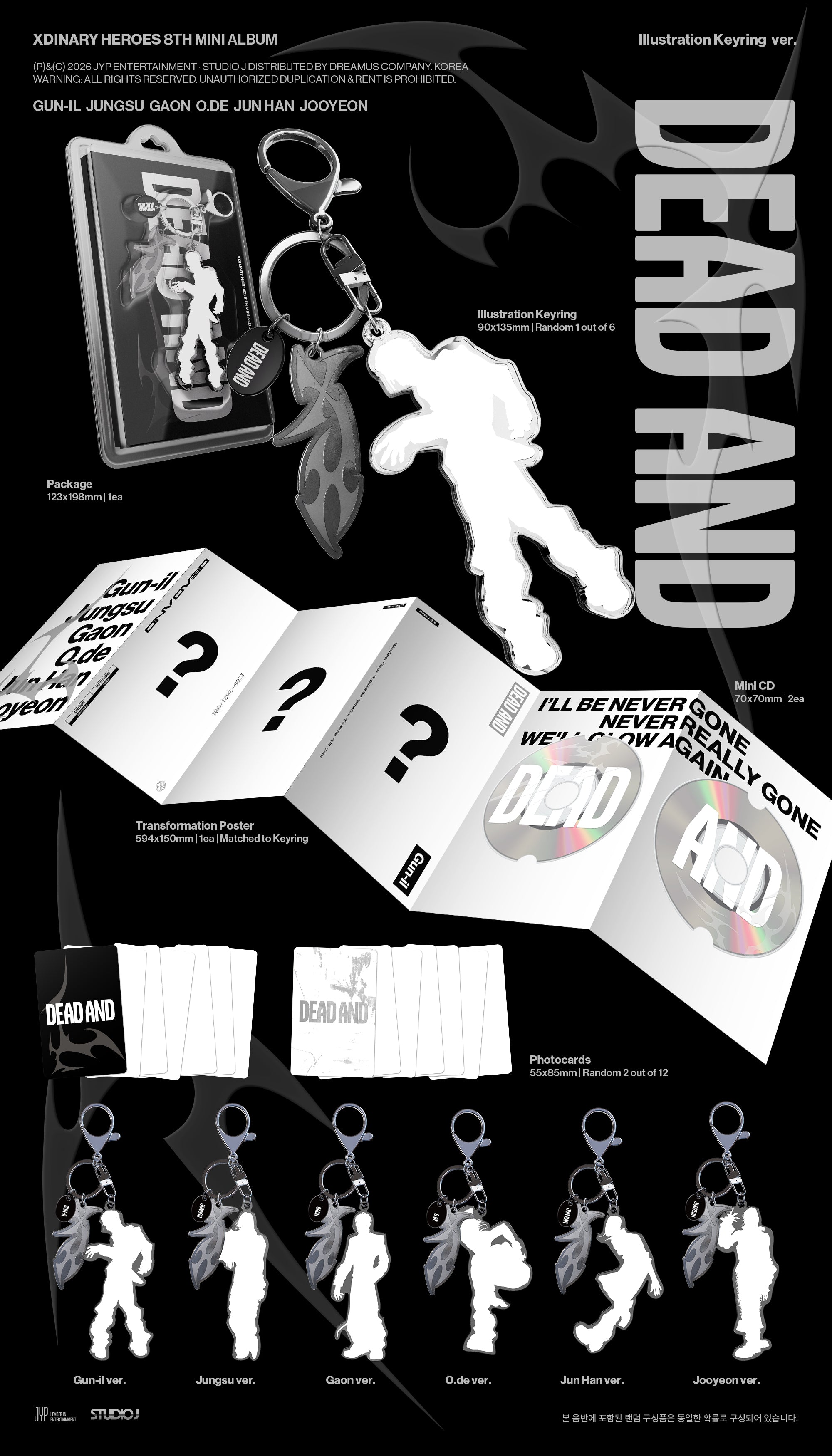 PREVENTA) XDINARY HEROES - 8th Mini Album [DEAD AND] – K-POP WORLD
