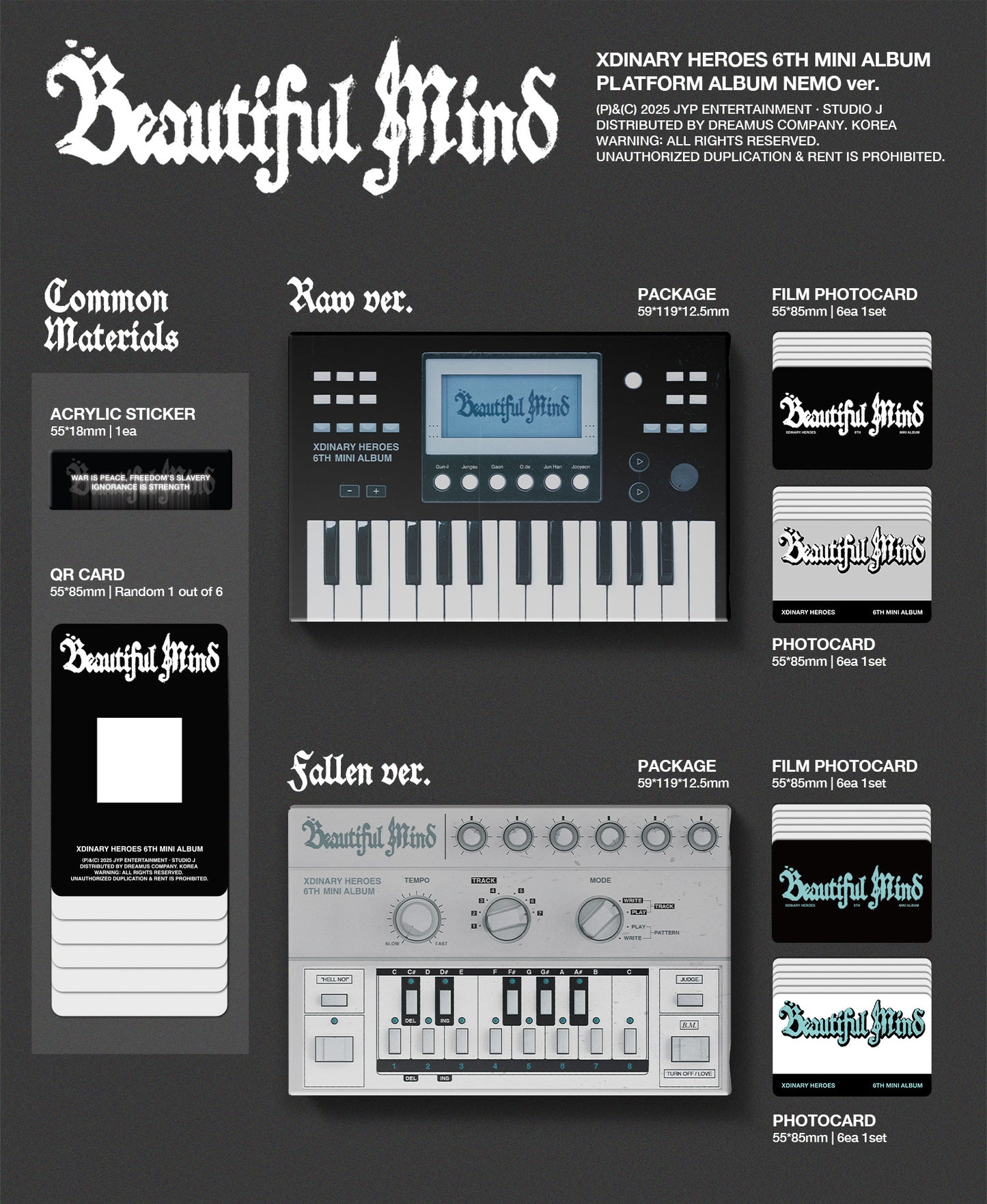 (PREVENTA) XDINARY HEROES - 6th Mini Album [Beautiful Mind]