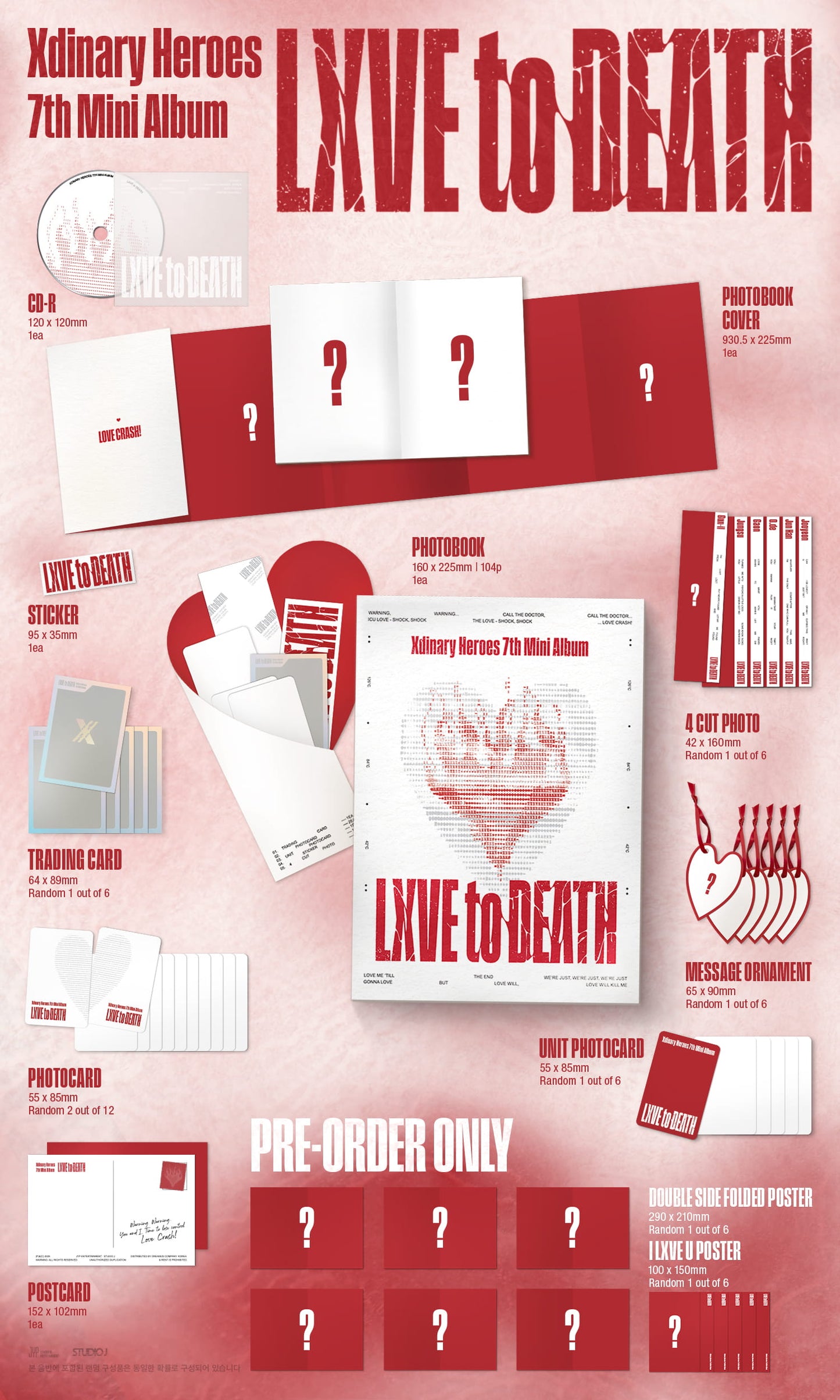 (PREVENTA) Xdinary Heroes - 7th Mini Album [LXVE to DEATH]