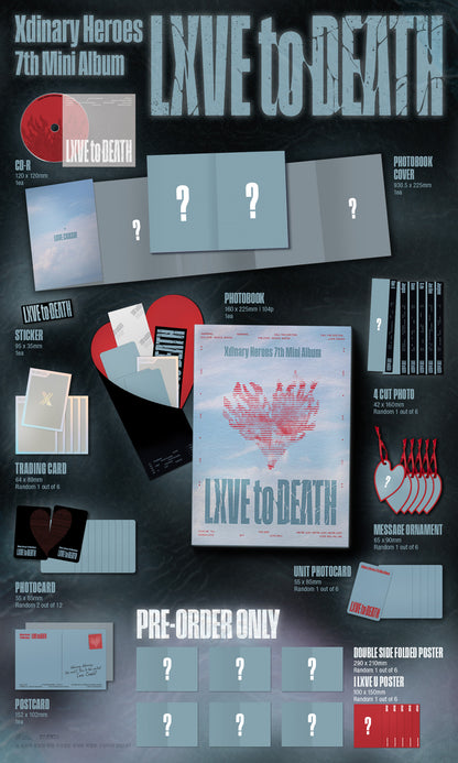 (PREVENTA) Xdinary Heroes - 7th Mini Album [LXVE to DEATH]