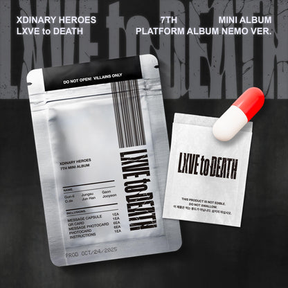 (PREVENTA) Xdinary Heroes - 7th Mini Album [LXVE to DEATH]