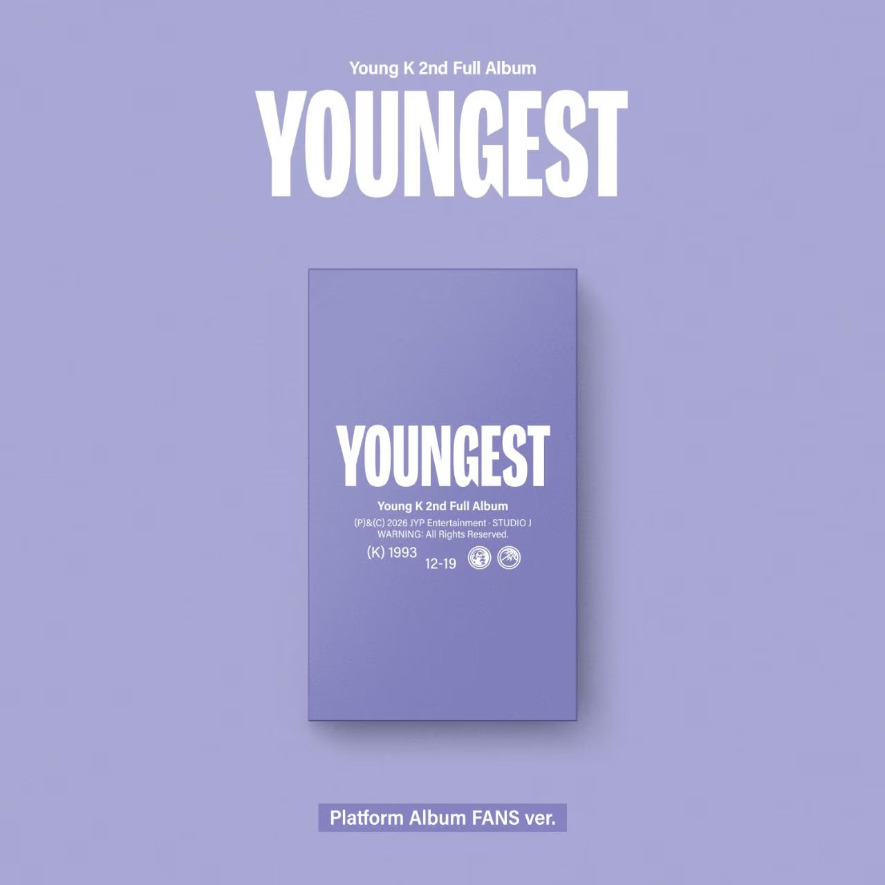 (PREVENTA) Young K (DAY6) - 2nd Full Album [YOUNGEST]