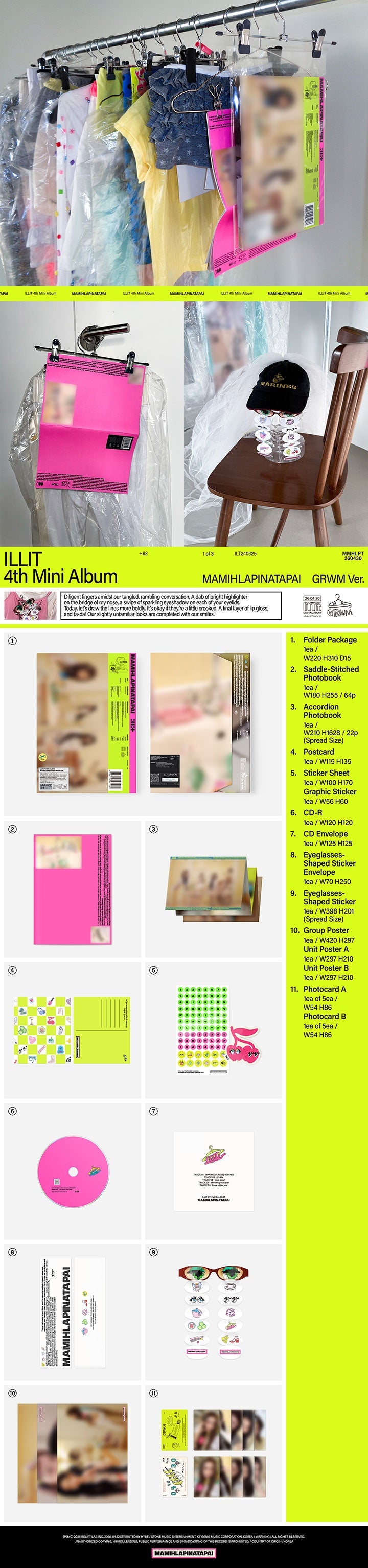 (PREVENTA) ILLIT - 4th Mini Album 'MAMIHLAPINATAPAI'