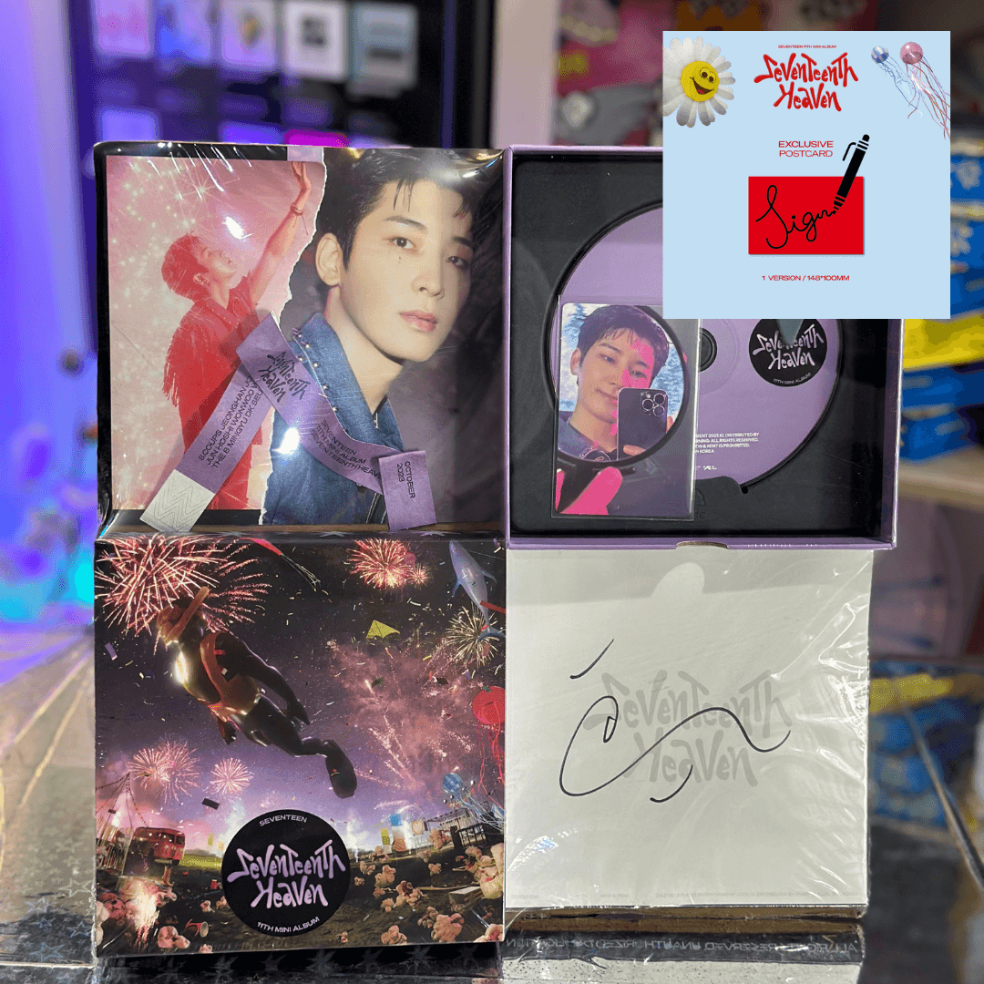 [AUTOGRAFIADO] SEVENTEEN - SEVENTHEENTH HEAVEN + TARJETA AUTOGRAFIADA - K-POP WORLD