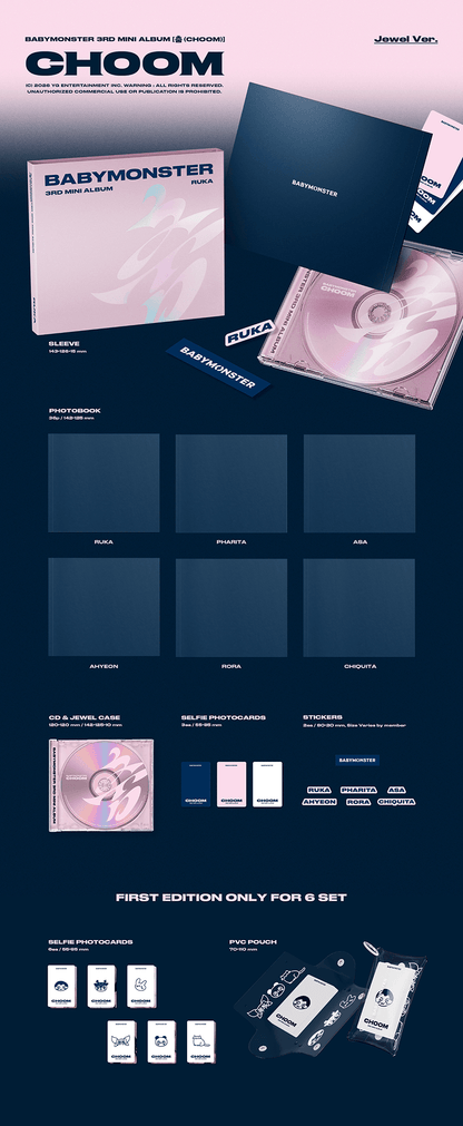 (PREVENTA) BABYMONSTER - 3rd MINI ALBUM [CHOOM]